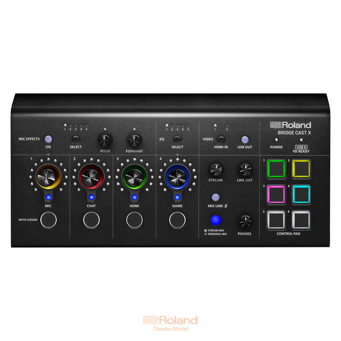 BRIDGE CASTX Mezcladora de audio y video para gaming