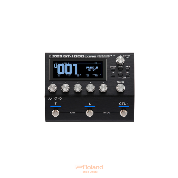 GT-1000CORE Procesador de efectos para Guitarra y/o Bajo