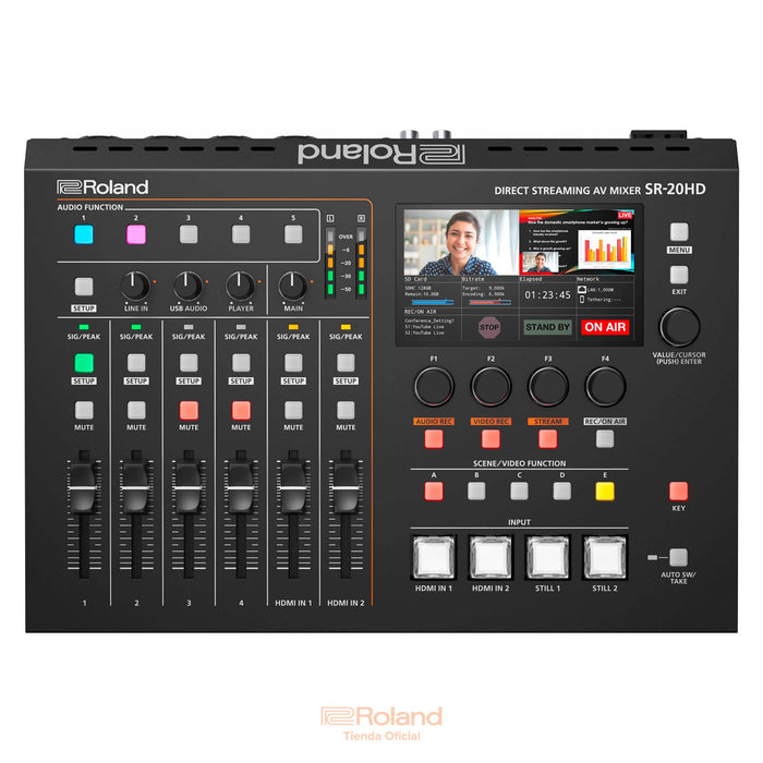 SR-20HD Mezcladora de video para streaming