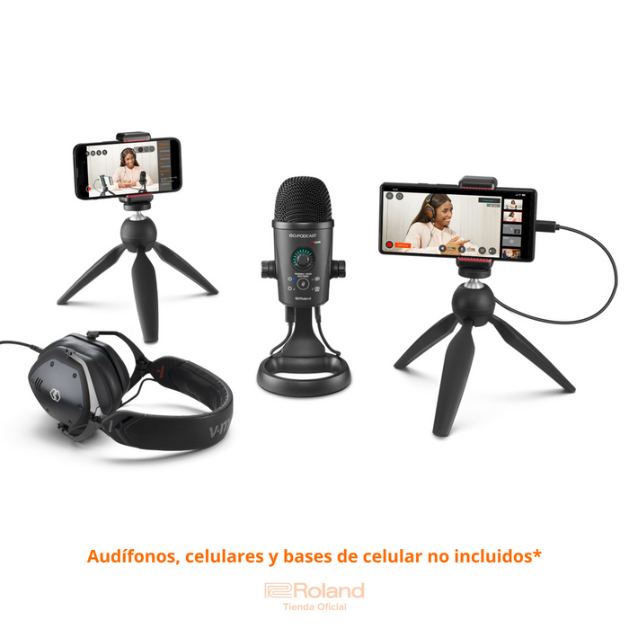 GO:PODCAST Micrófono y estudio de video para smartphones