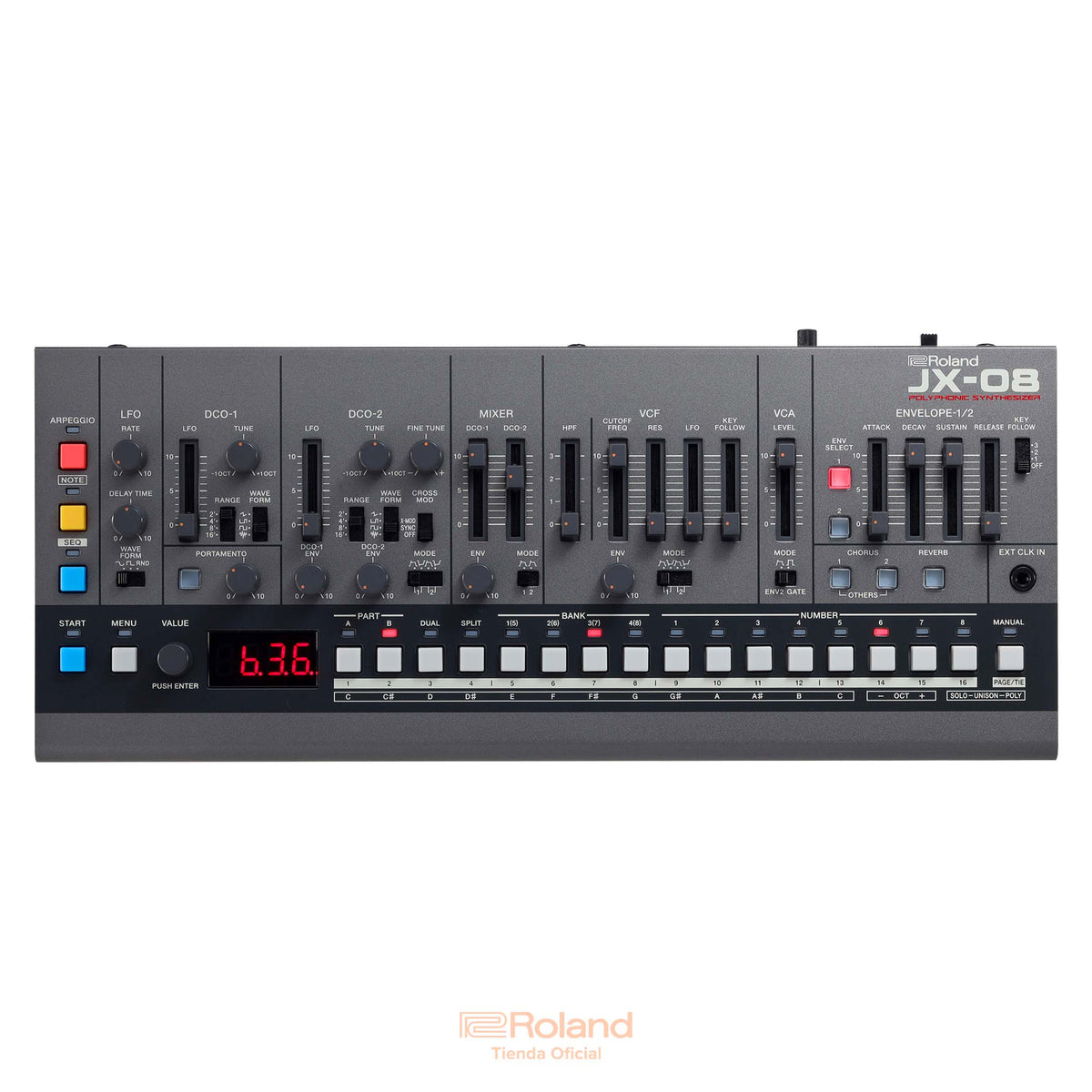 JX-08 Sintetizador boutique — Roland México
